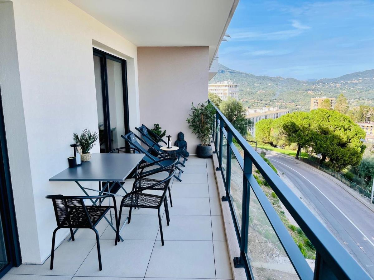 Ajaccio T2 Grand Standing Neuf Vue Mer Centre-Ville & Plages ภายนอก รูปภาพ