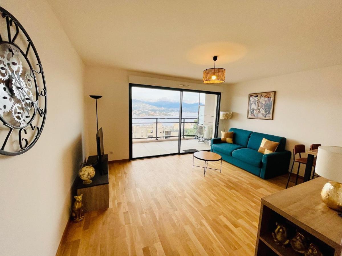 Ajaccio T2 Grand Standing Neuf Vue Mer Centre-Ville & Plages ภายนอก รูปภาพ
